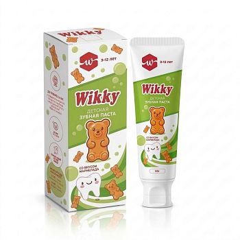 Зубная паста детская Wikky мармелад 50гр																														