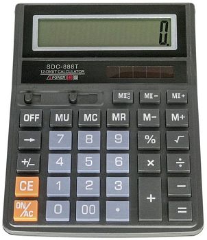 Калькулятор SDC-888Т (12разр,20,6*16,4*3см) 1/30