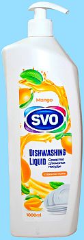 Средство для посуды SVO Манго 1л С-5243 (0884) 1/12