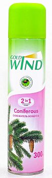 Освежитель "GOLD WIND" Хвойный 300мл coniferous/12шт
