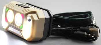 Фонарь на голову YT-2221 2LED,5режимов 1/60