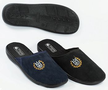 Тапочки М. дом. Фтора 800(ГЕРБ) закр.нос р.40-45 6п *