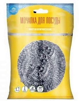 Стружка металлическая мочалка 3 шт СП-012 1/180
