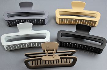 Заколка краб бол Фигурный пластик,цветной Е-6 1/12