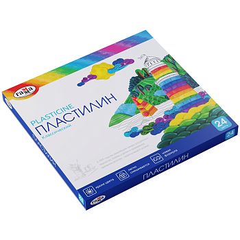 Пластилин 24 цвета Гамма "Классический" 281036