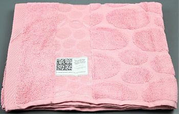 Полотенце мах. жаккардовое 50*90 бордюр,камень,персик 10шт 375г/м2 * Полотенце мах. жаккардовое 50*90 бордюр,камень,персик 10шт 375г/м2 *
