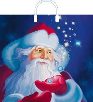 Пакет НГ фотопечать "Заветное желание" 38*34 с пласт.ручкой по 10шт