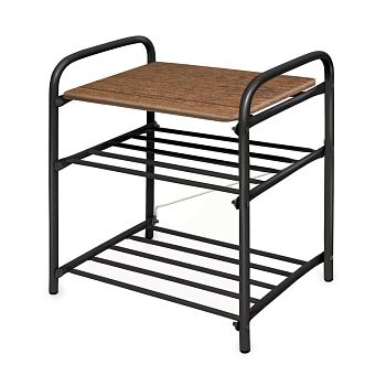 Этажерка-банкетка 2 (Б2/ДА  дуб антик фристайл) НИКА