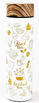 Термос 0,5л Д005 белый 1/50