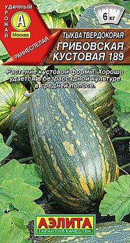 Тыква твердокорая Грибовская кустовая 189 ц/п Аэлита*29