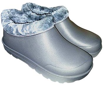 Галоши Ж.ЭВА мех СледТрейдинг 605-11 серые р.36-41 12пар