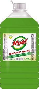 Мыло жидкое Народное МОЙ эконом Flora 5 литров (пэт) 1/2