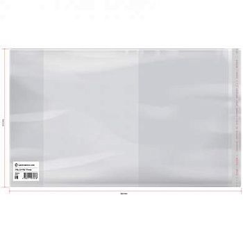 Обложка 215*380для днев.и тетр.с лип.слоем 80мкм 