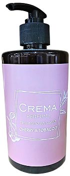Гель-мыло для душа CREMA PERFUME Cherry & Tobacco 400мл с дозат./12шт