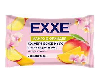 Мыло туалетное EXXE "Манго и орхидея", 75г (флоу-пак) 1/12