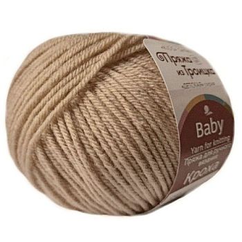Пряжа Кроха 124 - Песочный(в уп.10шт) Пряжа Кроха 124 - Песочный(в уп.10шт)