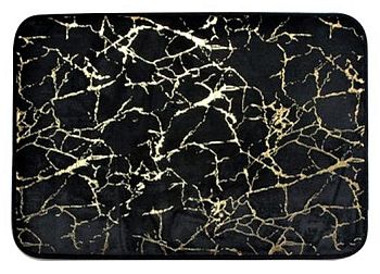 Коврик для ванной AQUADOMER GOLD Золото  50*80 черный AG005 32484