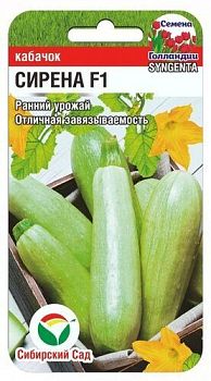 Кабачок Сирена F1 ц/п 3шт СибС
