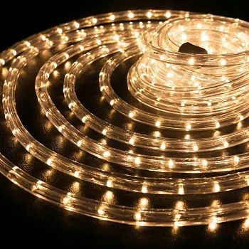 Эл.гирлянда шланг дюралайт 20м Т.БЕЛЫЙ 24LED 1/10