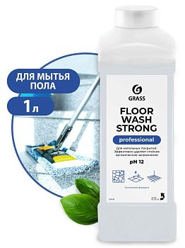 Средство для полов GRASS Floor Wash Strong (щелочн) 1л 250100 1/12