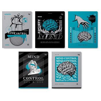 Тетрадь 48л КЛЕТ BG "Mind control" эконом 59403 по 5шт