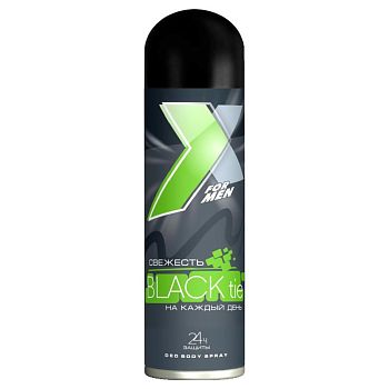 Дезодорант X Style Black tie MEN, 145 мл 1/24
