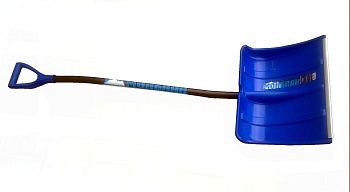 Лопата снег МОНБЛАН 500*374 ал.планка,съемн.ал.чер.V-ручка d32 100175