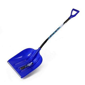 Лопата снег Эльбрус 400*525 ал.планка,съемный ал.черен,V-ручка d32 100176