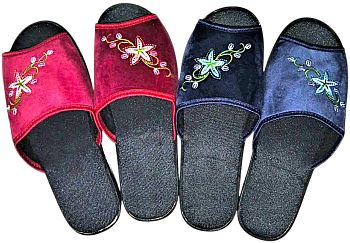 Тапочки Ж. дом. Фтора 862(ЛИАНА) откр.нос р.36-41 6п *