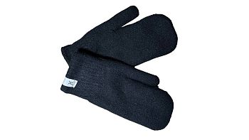 Варежки М. Катюша чёрные на меху 8863 12/240