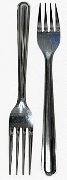 Вилка столовая металлическая (набор 12шт) 1/120 5503