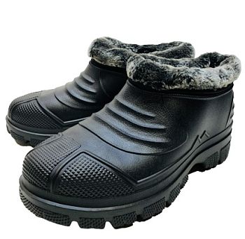 Галоши М.ЭВА СледТрейдинг 9082 мех черные р.42-47 12пар * Галоши М.ЭВА СледТрейдинг 9082 мех черные р.42-47 12пар *