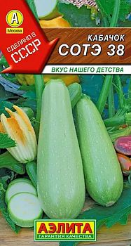 Кабачок белоплодный Сотэ 38 ц/п Аэлита*29