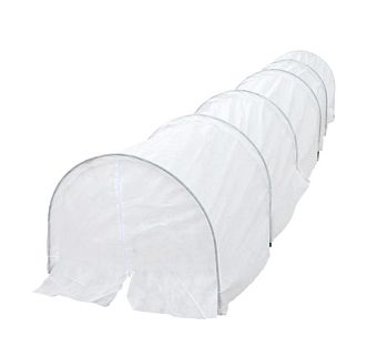 Парник Все в Дом "60" 3м*5м дуги металлические в ПВХ с молнией