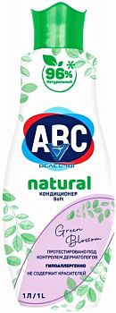 Кондиционер для белья ABC «NATURAL» Green Blossom 1 л 1/12