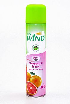 Освежитель "GOLD WIND" Грейпфрут 300мл/12шт