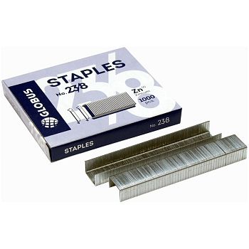 Скобы для степлера №23/8 Globus оцинкованные 1000 шт C23/8-1000 10шт