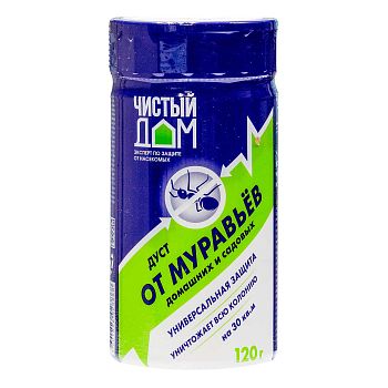 Дуст абсолют инсектиц 120гр Чистый дом (от тар, мур,блох) 1/100