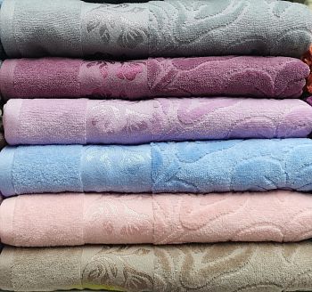 Полотенце мах. жаккардовое 50*85 0009 Домик по 8шт 450г/м2