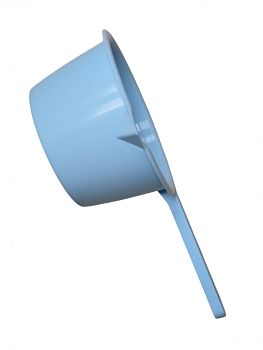Ковш 1,0л с ручкой голубой 1/30 8012