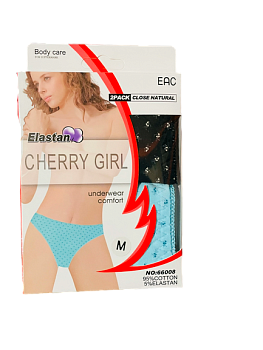 Трусы Женские мол. 2шт. CHERRY GIRL 66008