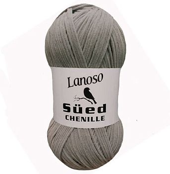 Пряжа SUED CHENILLE 951 серый (в уп.5шт) Пряжа SUED CHENILLE 951 серый (в уп.5шт)
