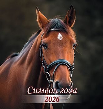 Календарь перекидной 12л 23*23 2027г Символ года на лугу №4