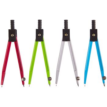 Циркуль металлический 115 мм ArtSpace ассорти пвх чехол 260691