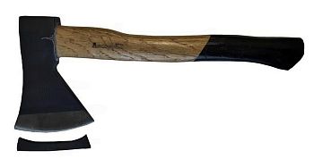 Топор кованный 800гр ЛесоруБ 2 деревян..топорище