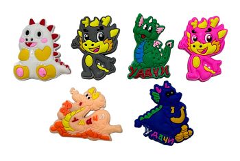 Магнит НГ Дракон резиновый,средний 4347 1/100/2400