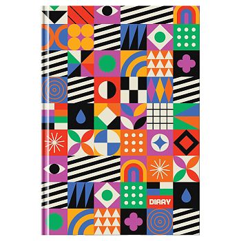 Ежедневник недатированный А5 136 листов Лайт BG "Модный" глянец 12395