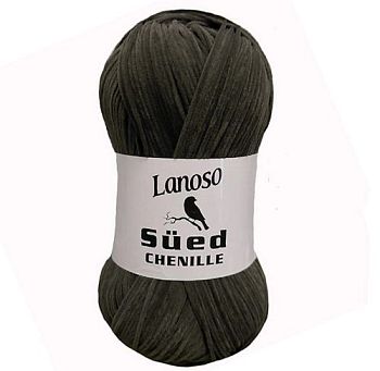 Пряжа SUED CHENILLE 963 темно серый (в уп.5шт)