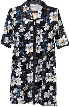 Халат велюр "Цветы" р.50-60 6шт * Халат велюр "Цветы" р.50-60 6шт *