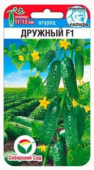 Огурец Дружный F1 ц/п 7шт СибС